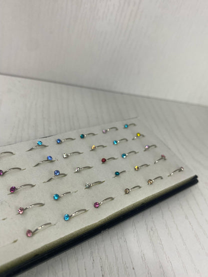 Argolla nariz con piedra