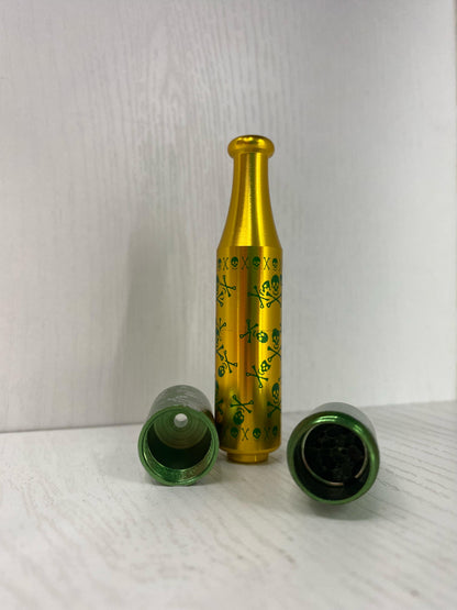 Bate metal grande estampado