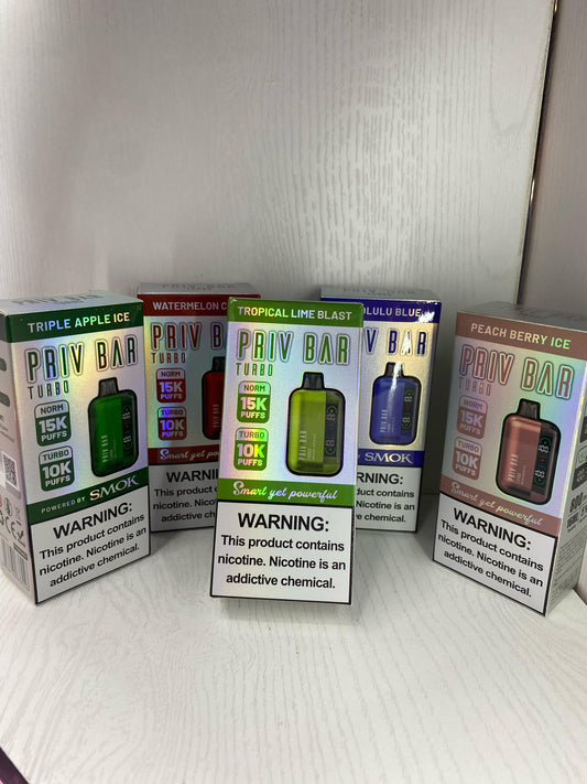 Desechable Priv Bar Turbo 10k 15k