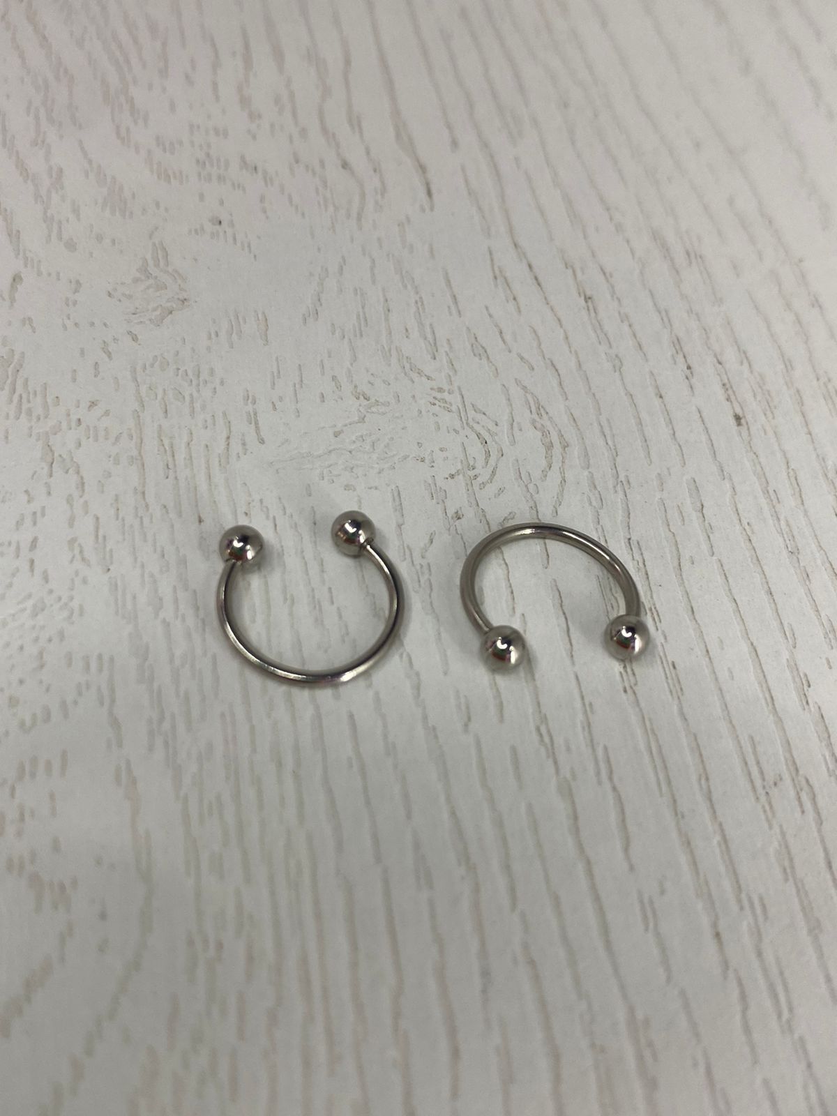 Herradura Plateada bola grande