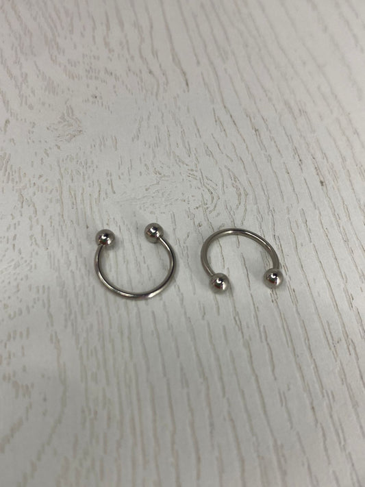 Herradura Plateada bola grande