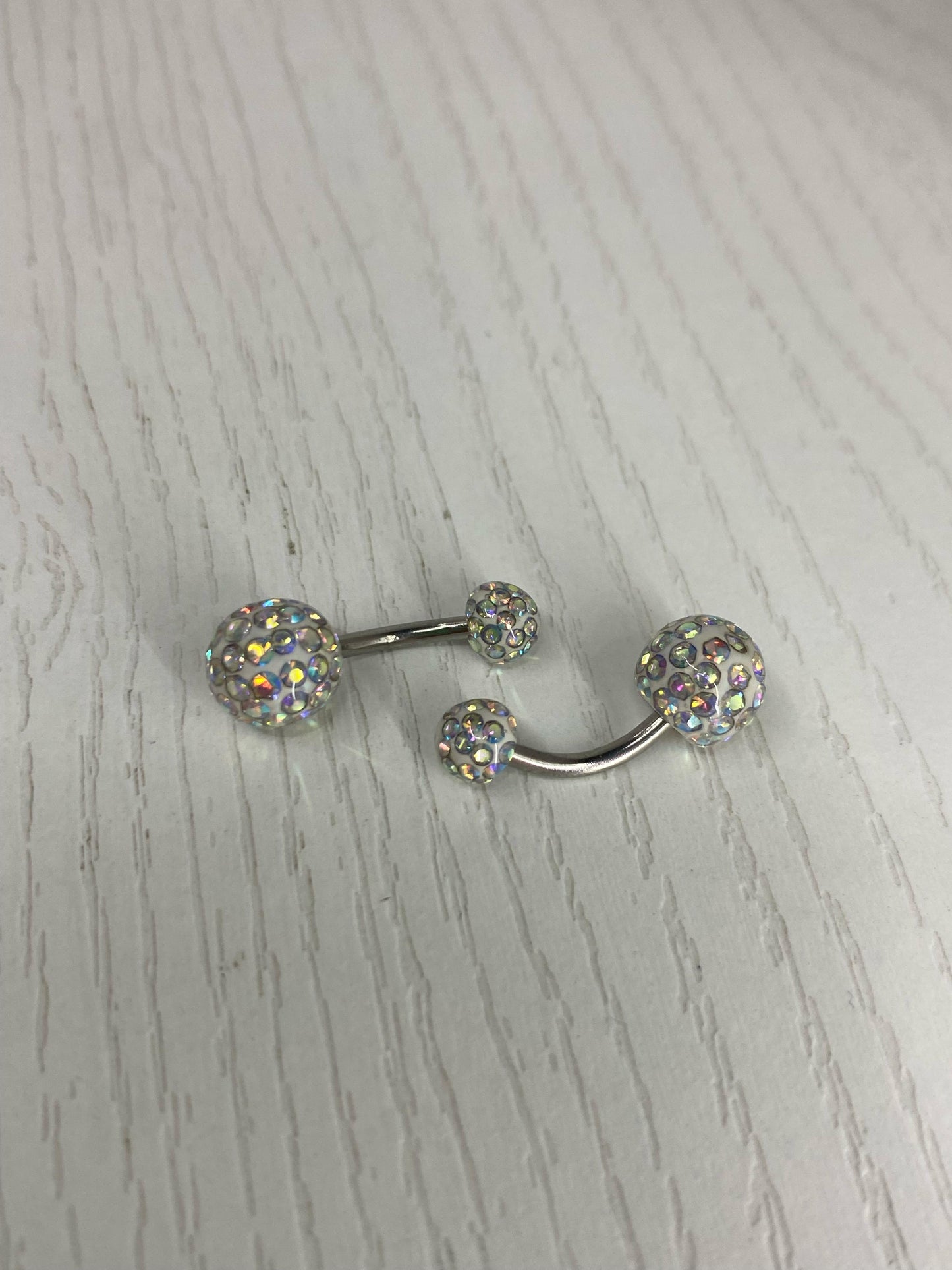 Joya ombligo diseño/ bola de fuego