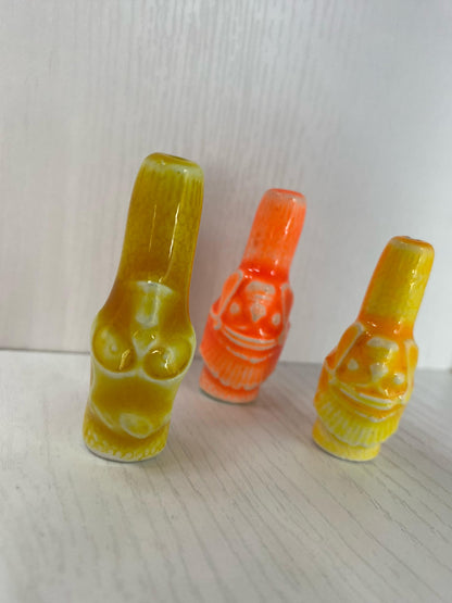 Pipa calavera cerámica pequeña