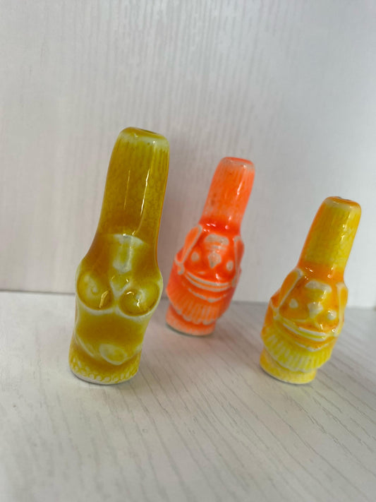 Pipa calavera cerámica pequeña