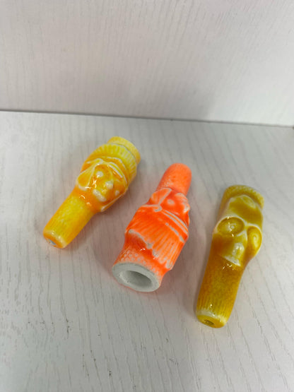 Pipa calavera cerámica pequeña