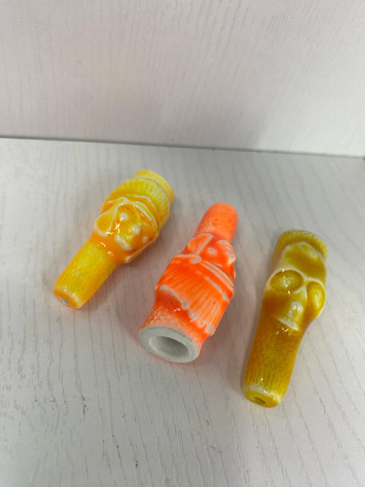 Pipa calavera cerámica pequeña