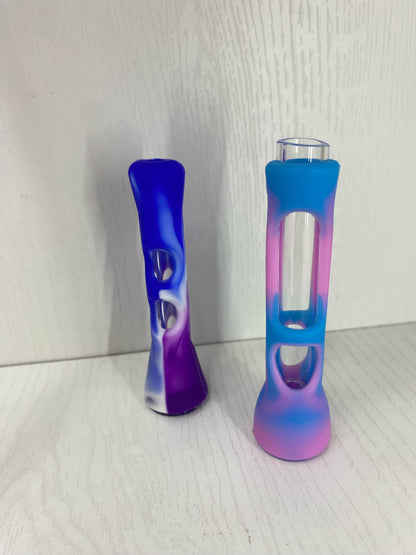 Pipa vidrio caucho corneta