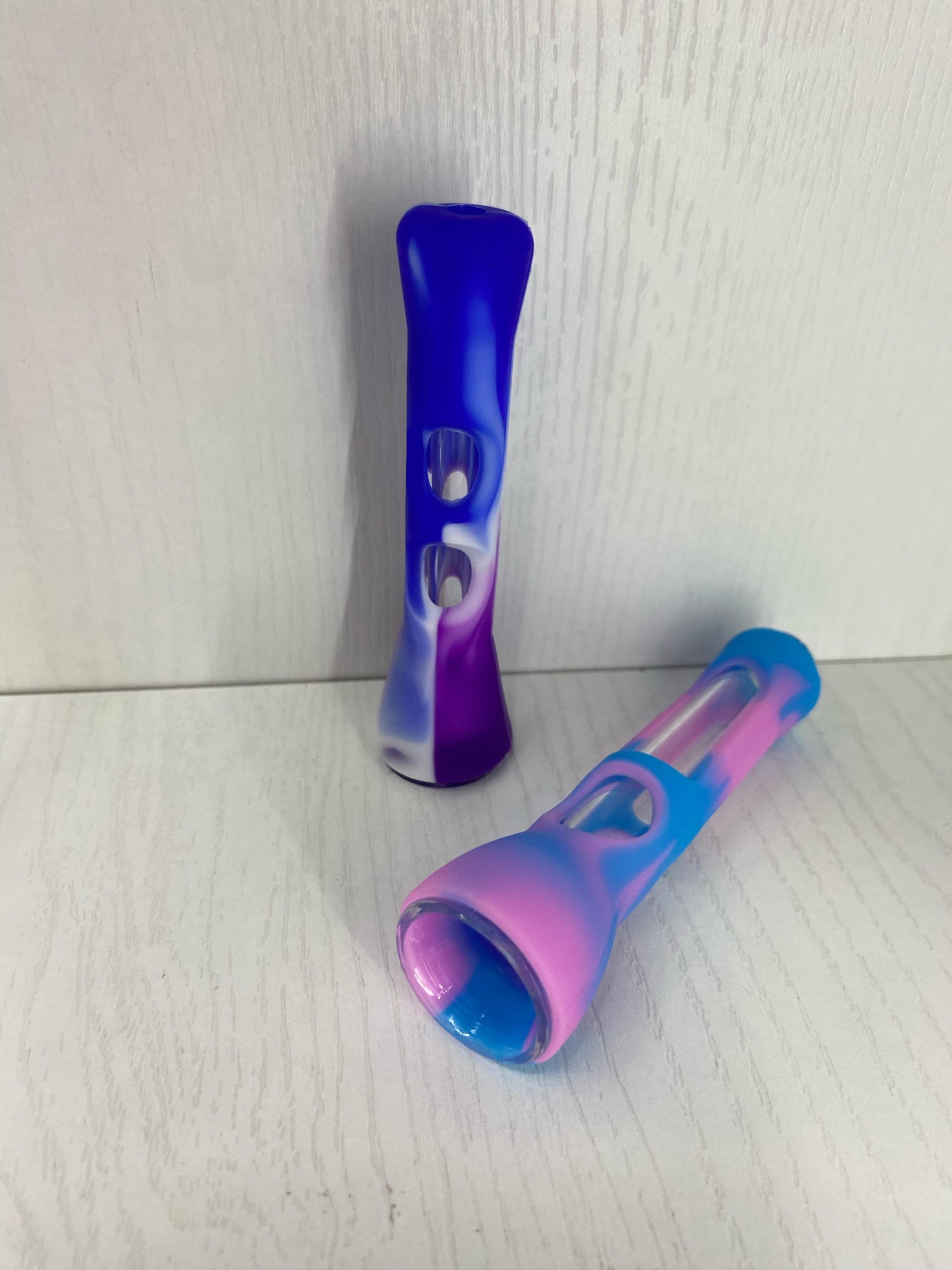 Pipa vidrio caucho corneta