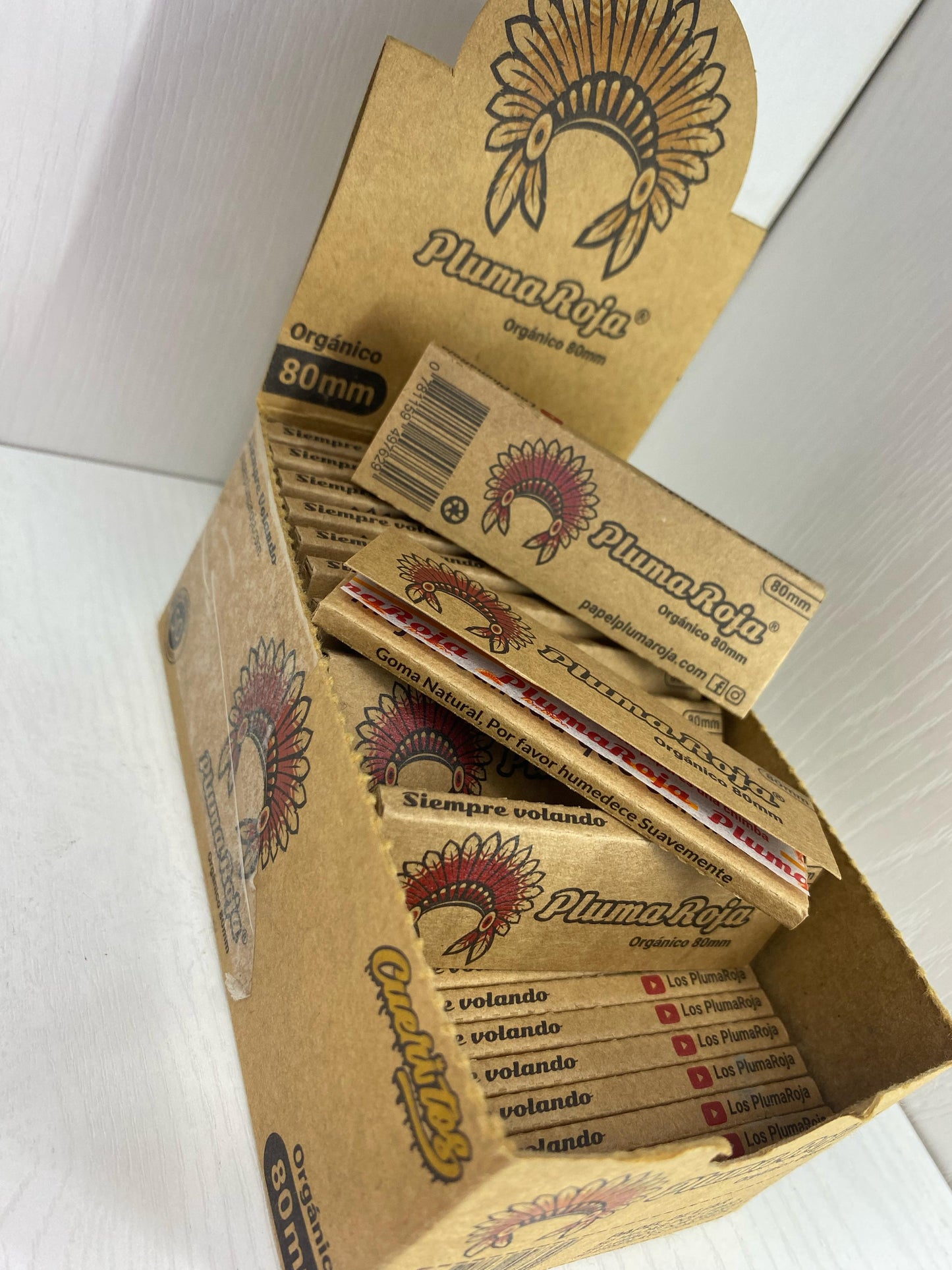 Pluma roja orgánico #9