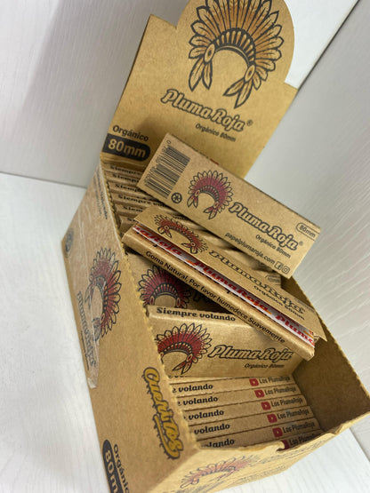 Pluma roja orgánico #9