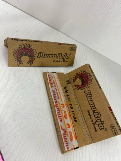 Pluma roja orgánico #9
