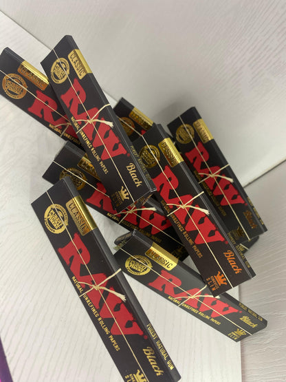 Raw cueros clásico black kingsize