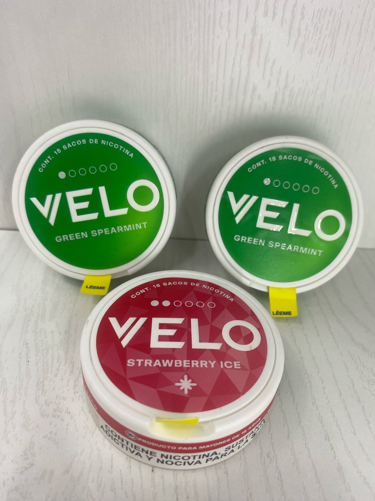 Velo Bolsas Nicotina